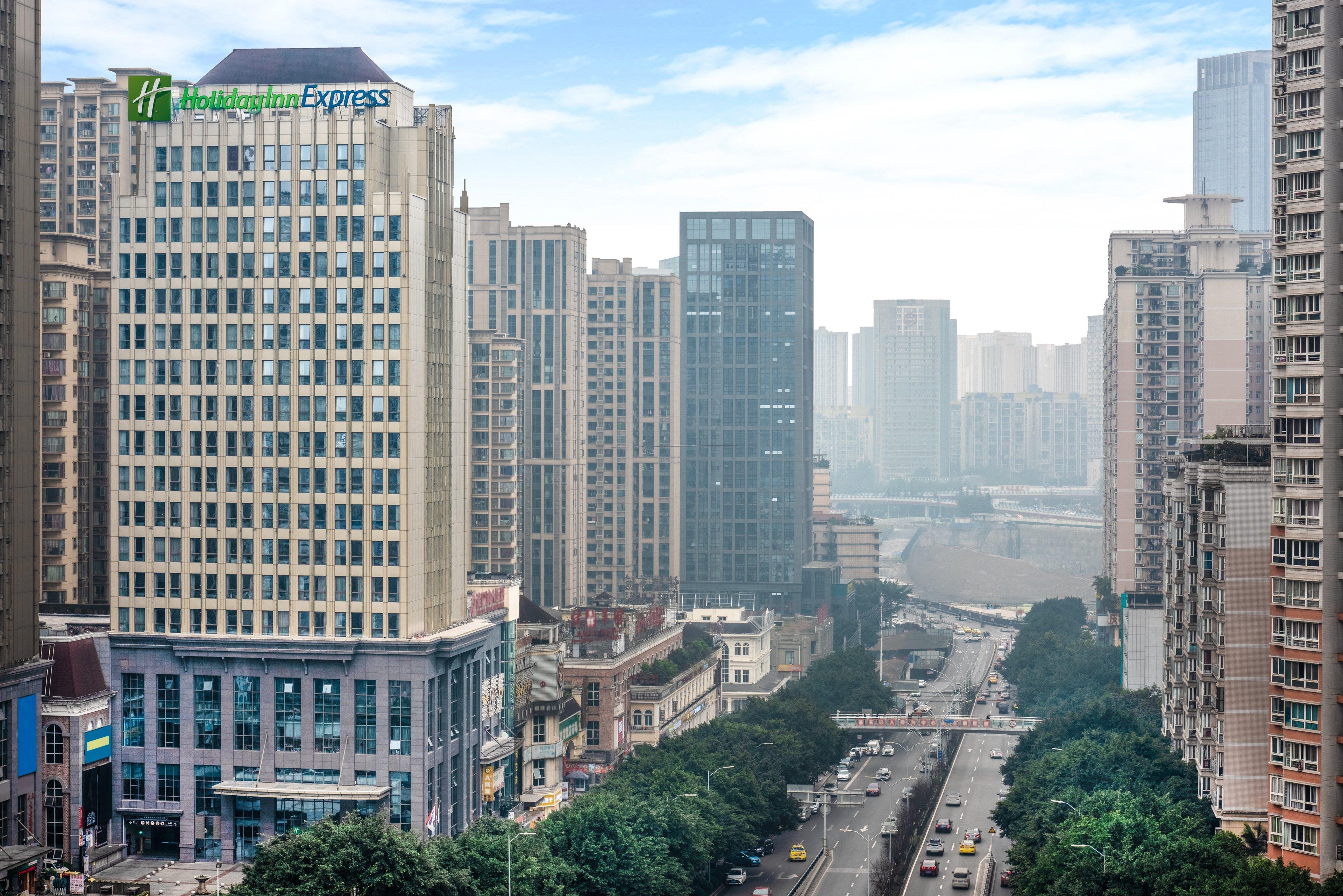 Holiday Inn Express Chongqing Guanyinqiao By Ihg Eksteriør bilde